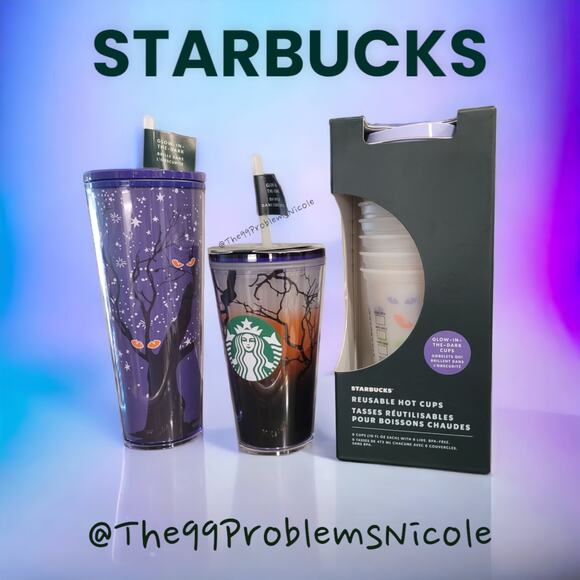 Starbucks Glow in the Dark Tumbler Set - Picture 1 of 9